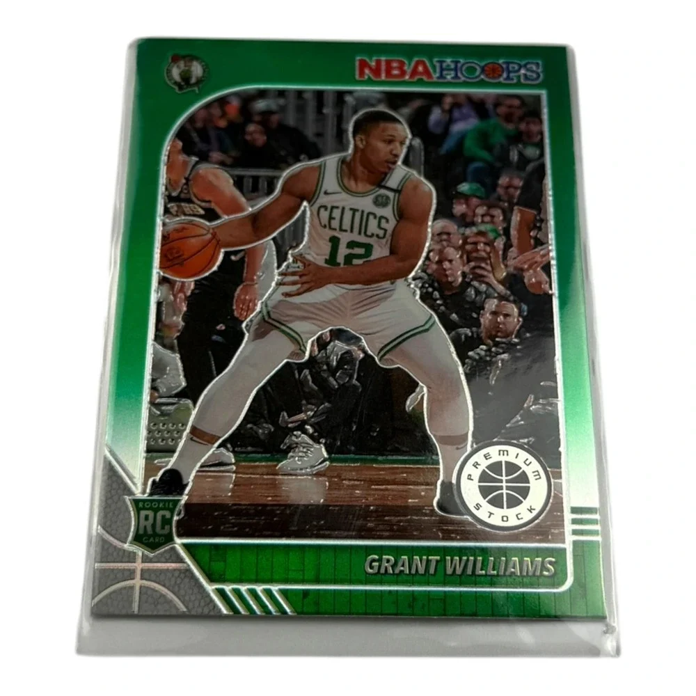 2019-20 Panini NBA Hoops Premium Stock Grant Williams Green Prizm RC No. 218